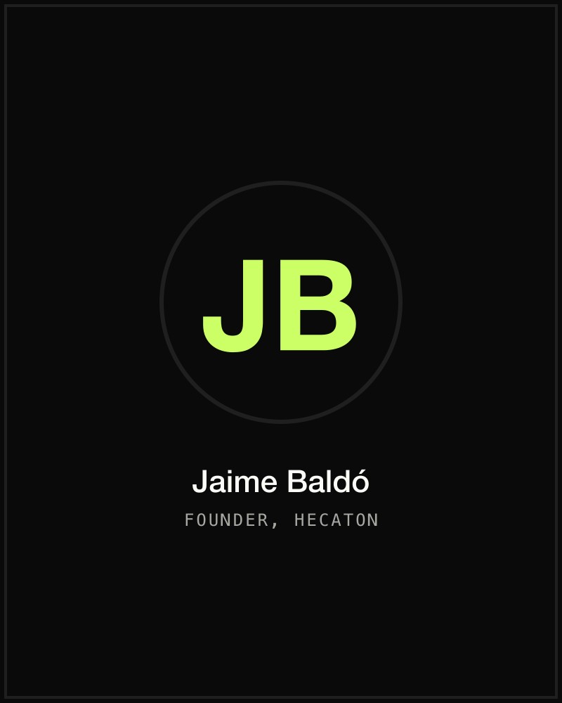 Jaime Baldó portrait